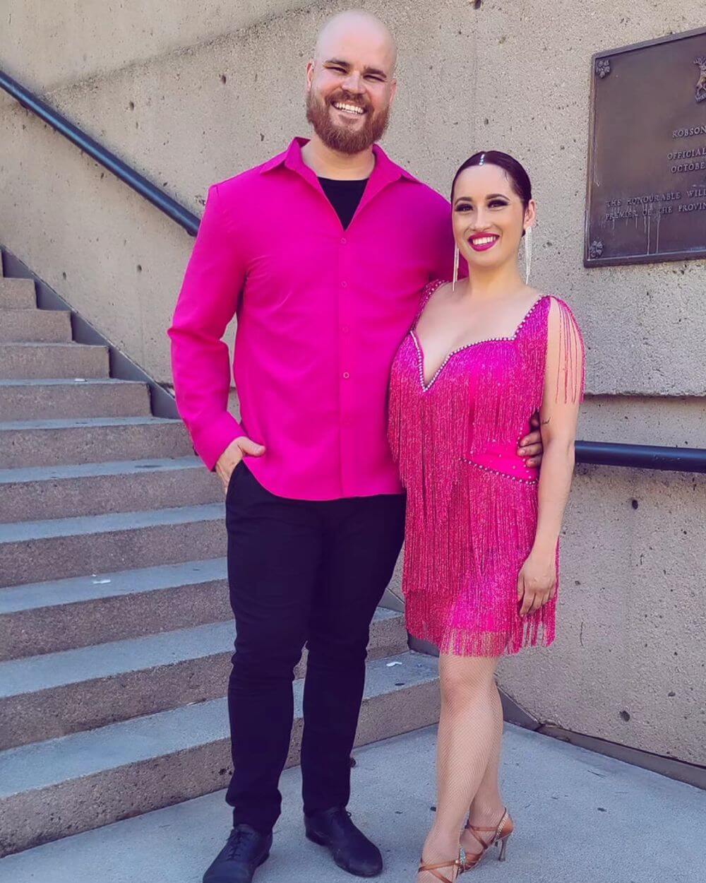 Melissa and Gleb Outside